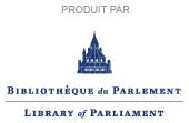 Produit par la Bibliothèque du Parlement