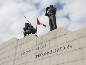 Photographie du Monument au maintien de la paix à Ottawa