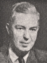 Photograph of Ernest James Broome, President of the Canadian IPU Group, 1960 to 1962