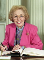Photographie de l’honorable Sheila Finestone, présidente du Groupe canadien de l’UIP, de 1996 à 2001