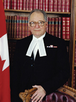 Photographie de l’honorable Marcel Prud’homme, président du Groupe canadien de l’UIP, de 1982 à 1984