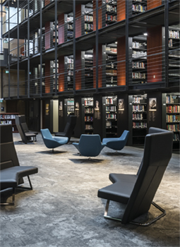 Salle de lecture de la Bibliothèque principale provisoire (125, rue Sparks)