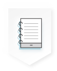 Icon of a notebook