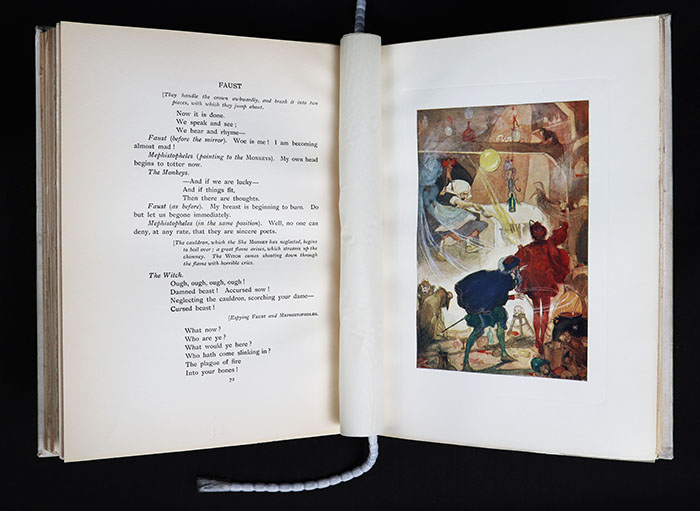 Willy Pogany’s illustration of “The Witch’s Kitchen,” with accompanying text