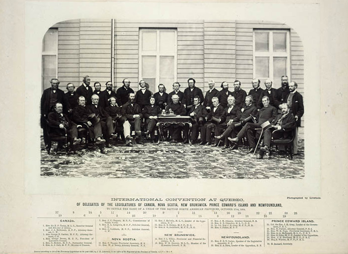 Convention at Quebec of Delegates of the Legislatures of Canada
