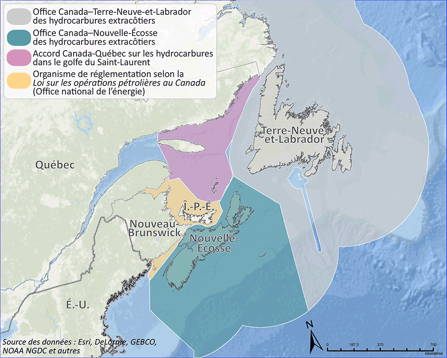 Figure 1 – Réglementation des ressources dans le golfe du Saint-Laurent